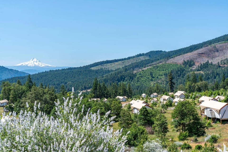 Under Canvas Columbia River Gorge Luxury tent in Washington