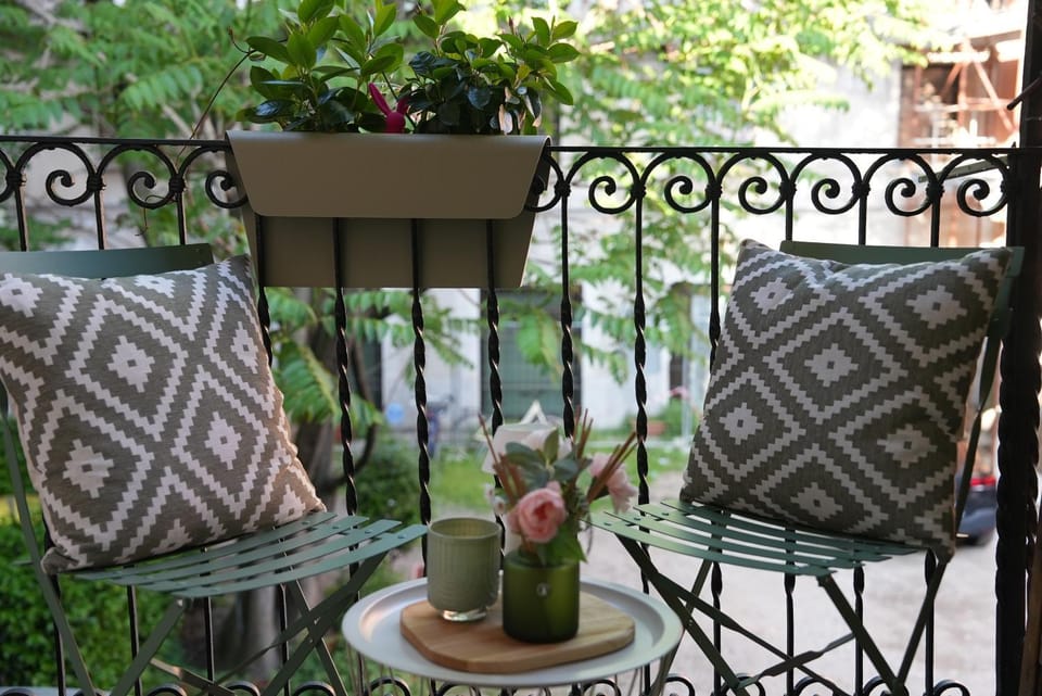 Day, Garden, View (from property/room), Balcony/Terrace, Seating area, Garden view