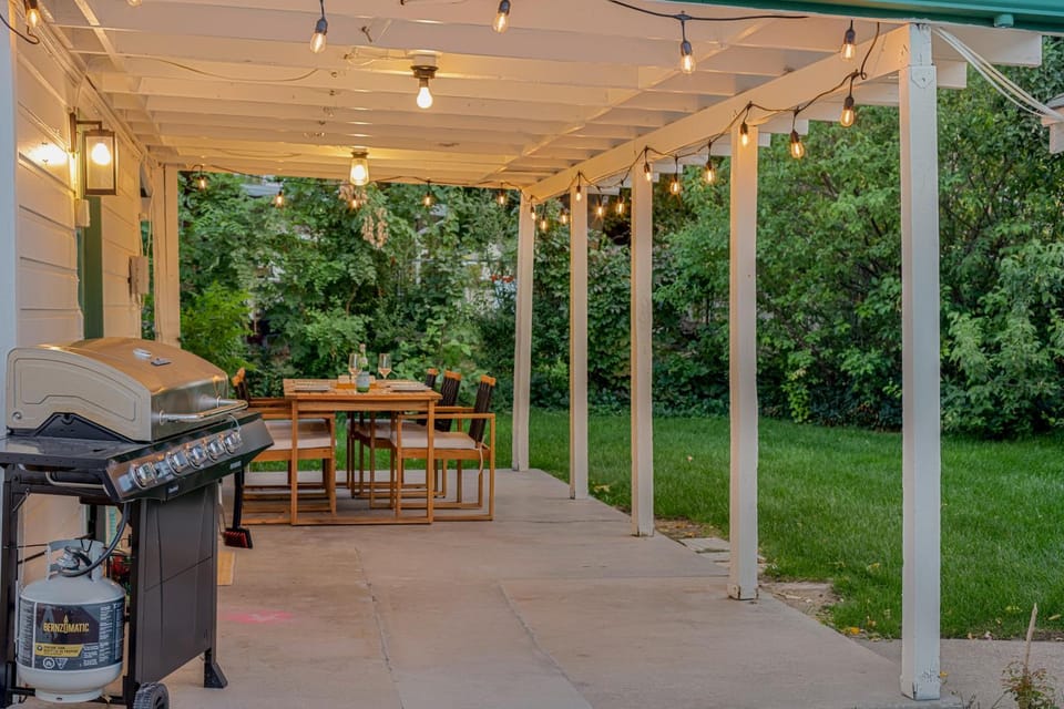 Patio, BBQ facilities