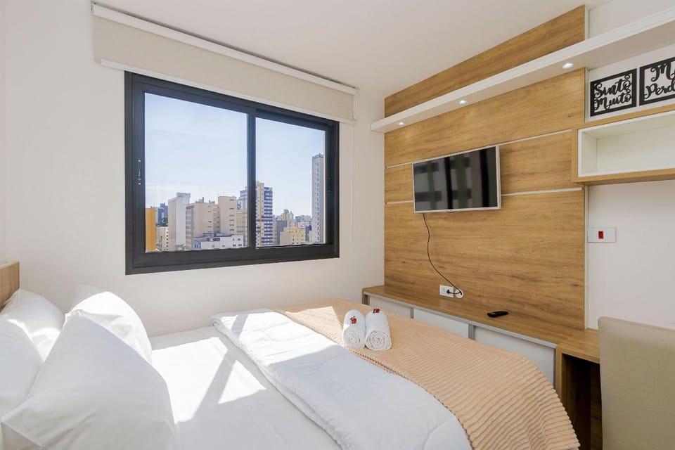 Apto de 1q com garagem no Centro - NEW1005 Apartment in Curitiba