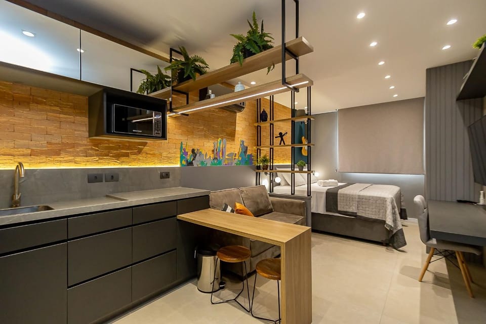 Studio com Vaga e Design Incrível - NEW1109 Apartment in Curitiba