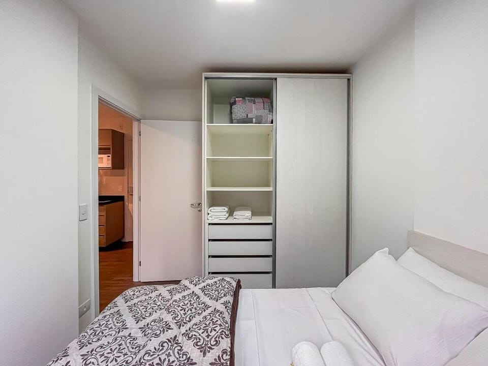 Apartamento Safari de 1 Quarto com Vaga - PRI1401 Apartment in Curitiba