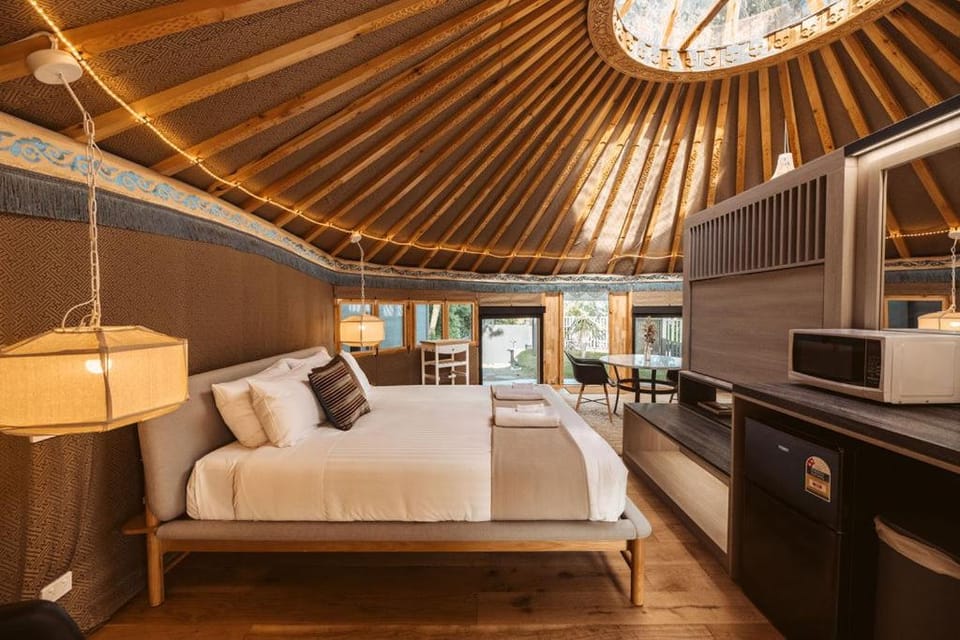 Warburton Stays Everybody Yurt's Luxury tent in Victoria