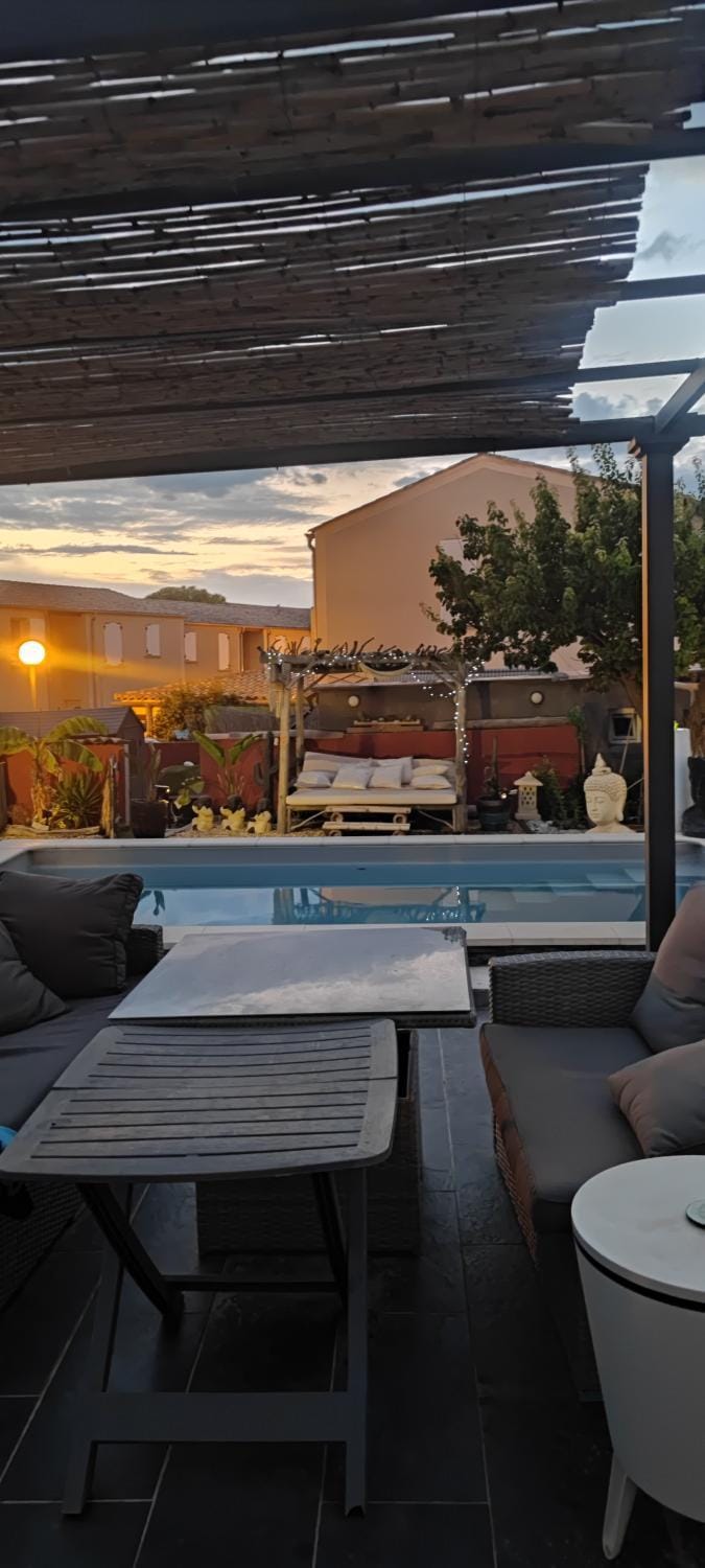 Maison au calme Vacation rental in Mèze