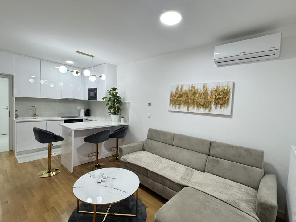 Living room, air conditioner