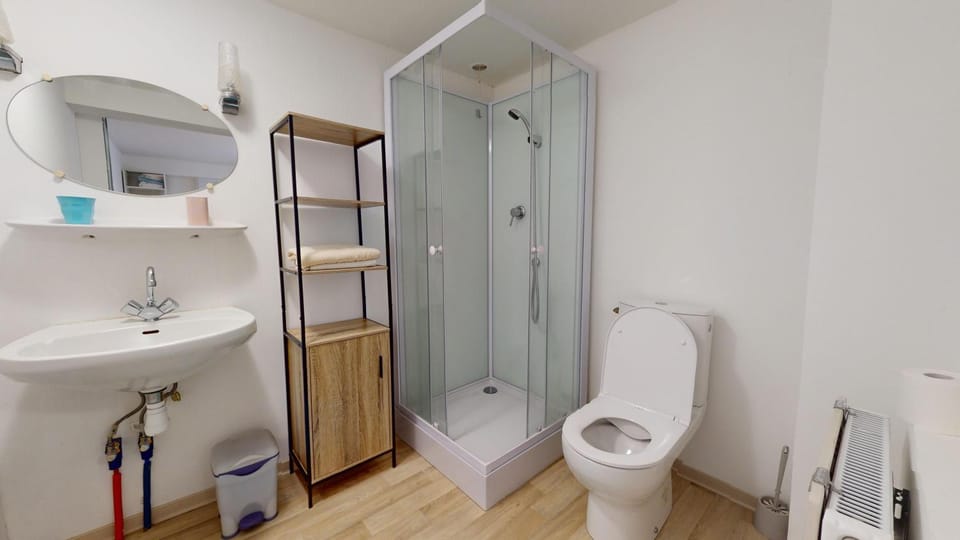 Shower, Toilet, Bathroom, towels