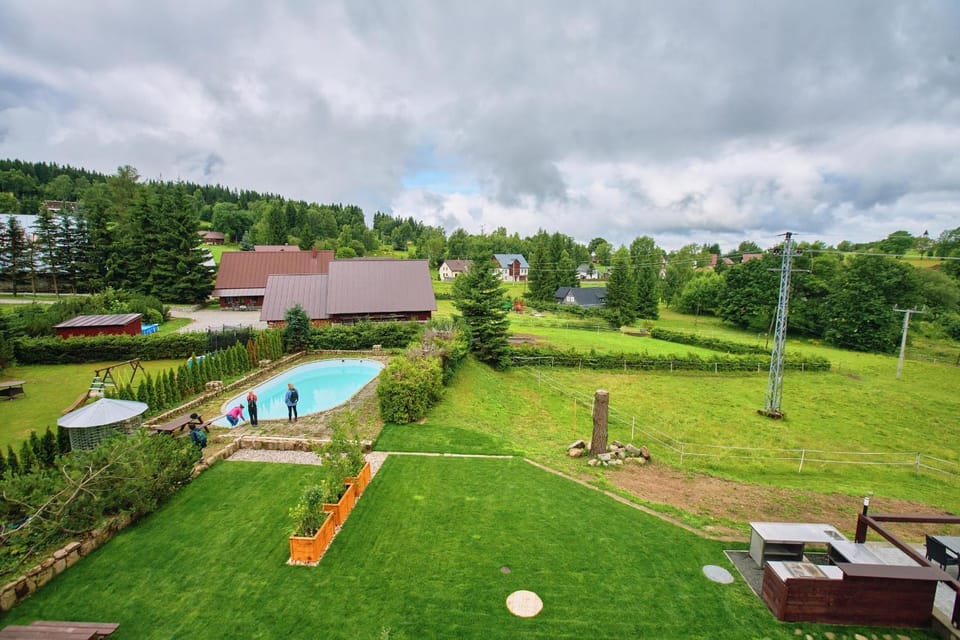 Property building, Garden, View (from property/room), Garden view, Swimming pool