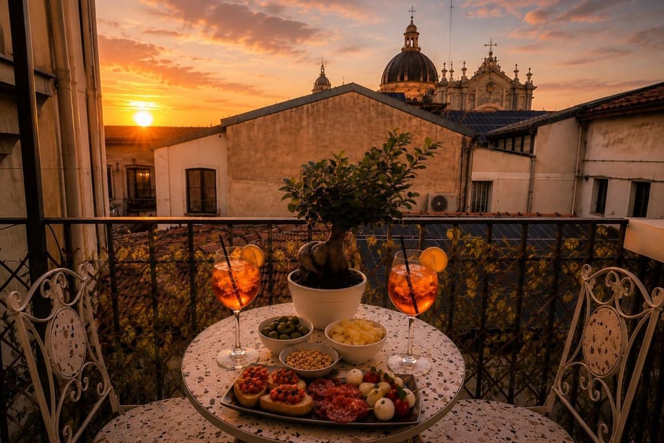 View (from property/room), Balcony/Terrace, Sunset