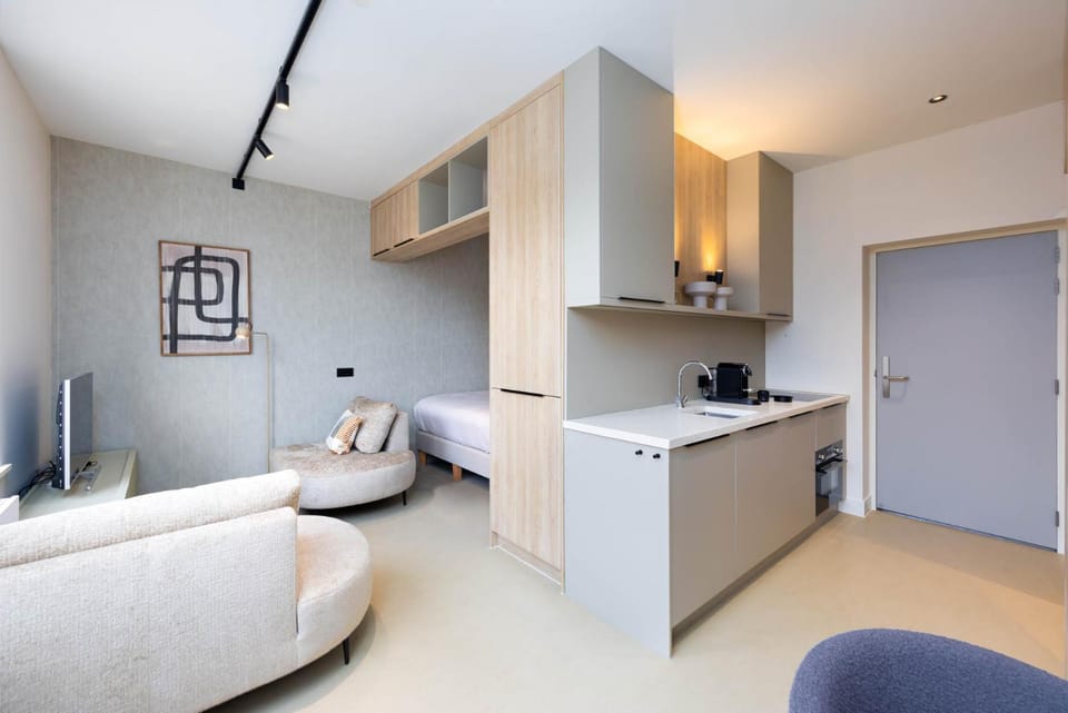 Kitchen or kitchenette, Living room