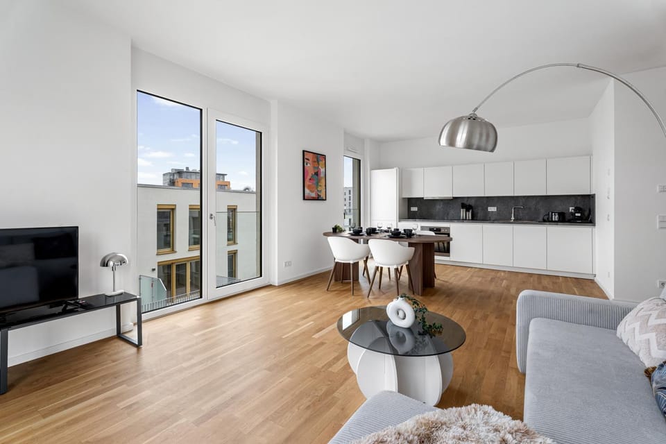 Bed, TV and multimedia, Kitchen or kitchenette, Living room, Photo of the whole room, Seating area, Dining area, Evening entertainment, Bedroom