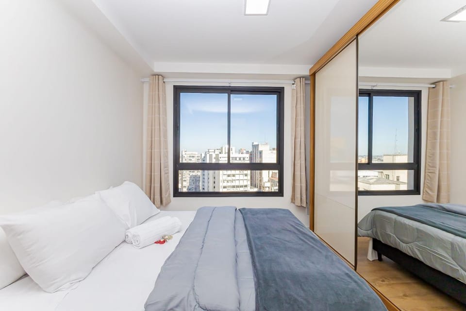 Studio Com Airfryer Andar Alto - ALL1919 Apartment in Curitiba