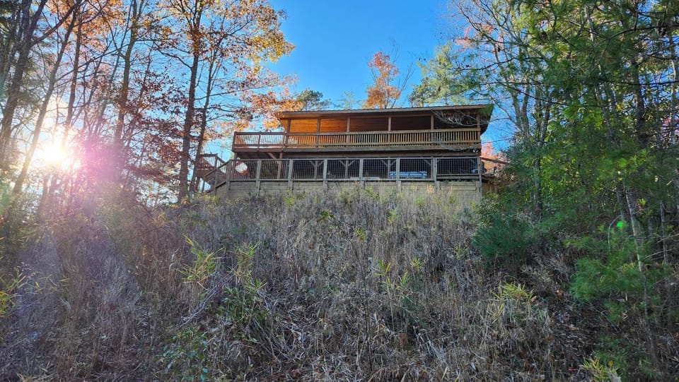 At Rainbows Edge House in Watauga