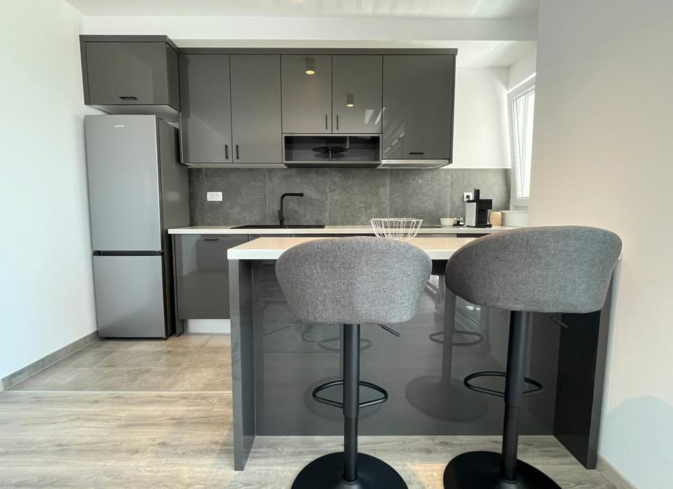 Kitchen or kitchenette, Dining area, oven