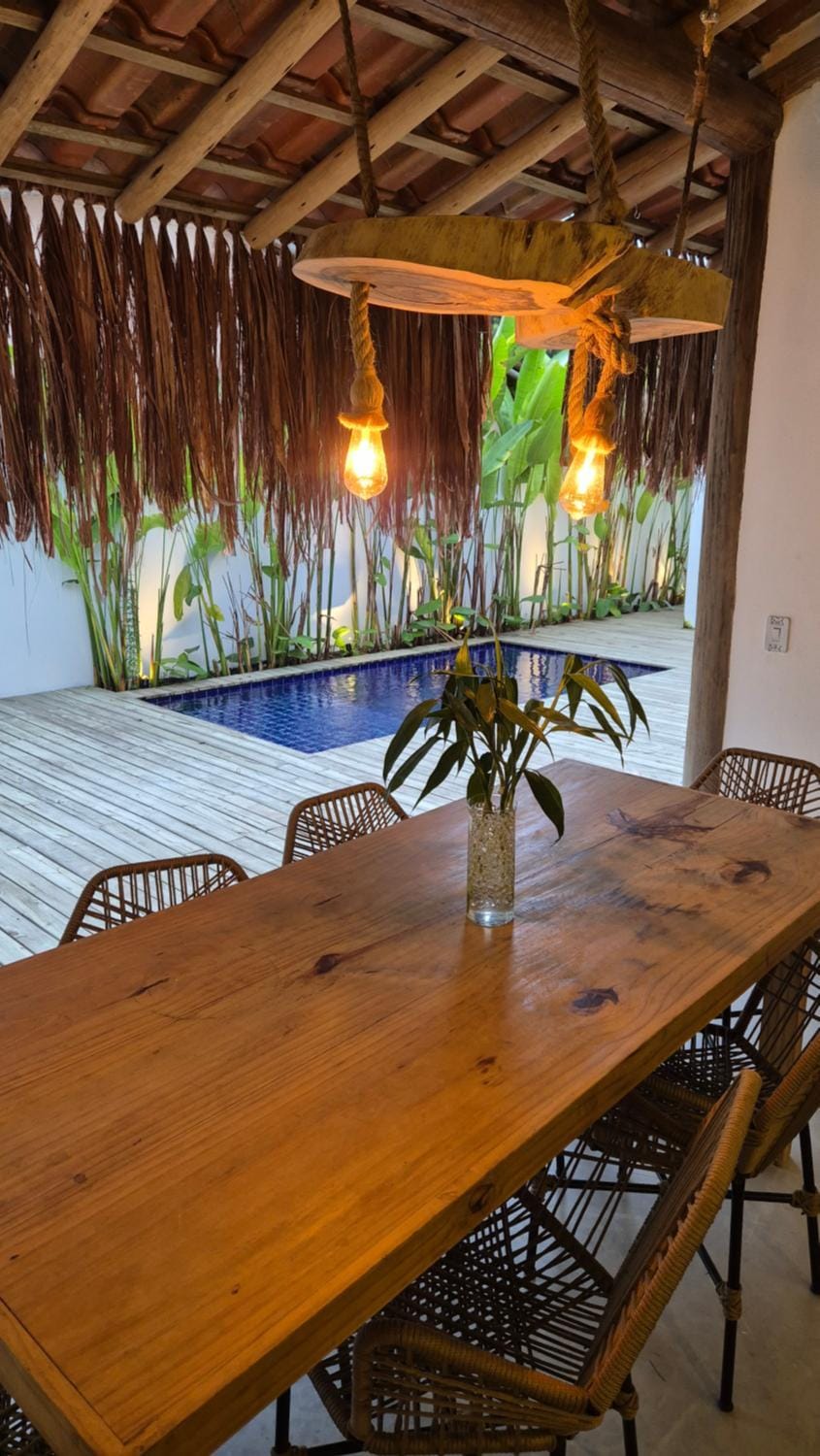 Dining area, Pool view, Swimming pool