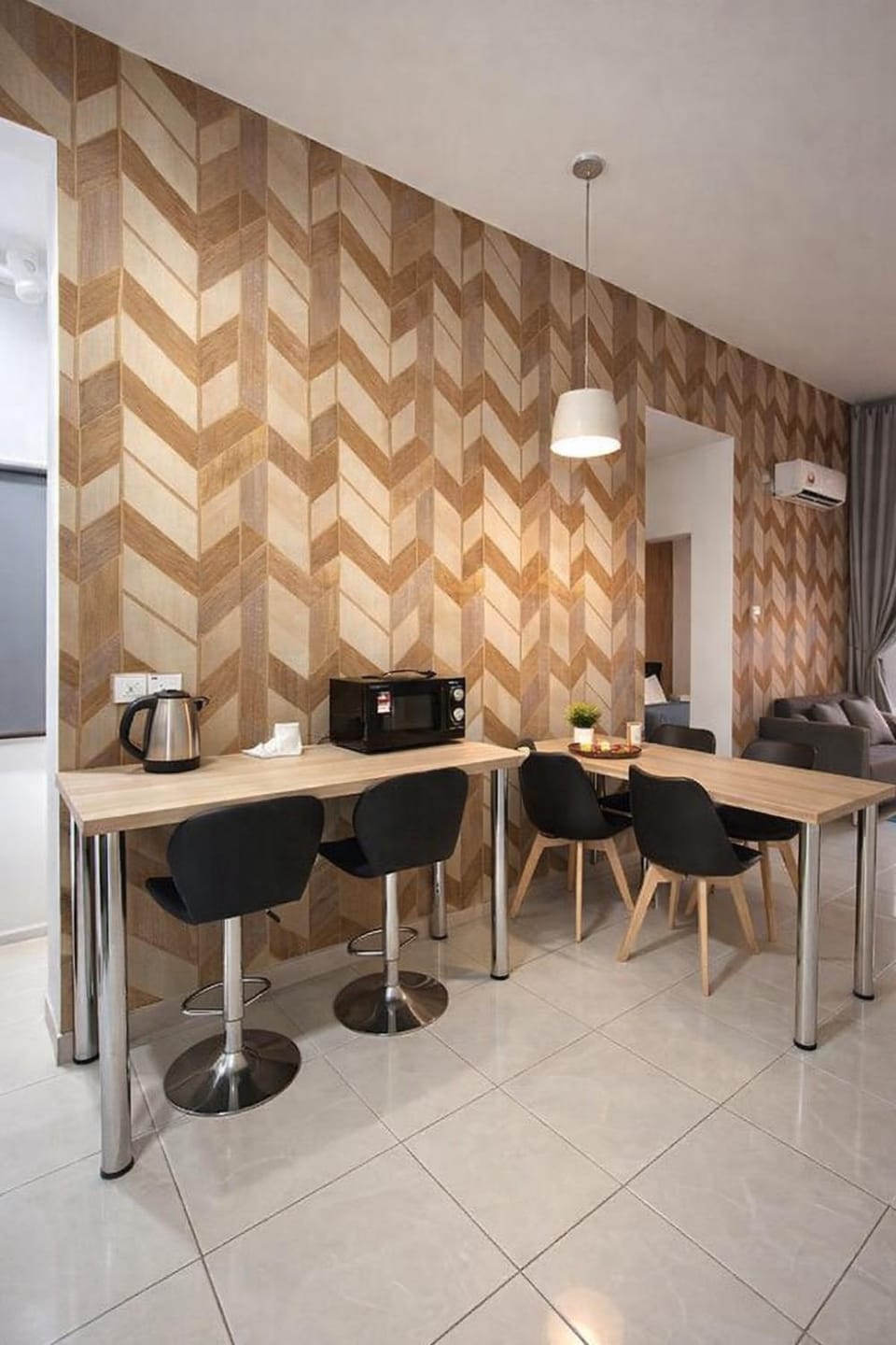 Living room, Seating area, Dining area