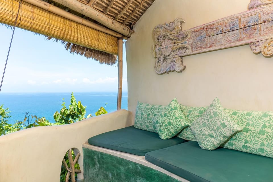 Balcony/Terrace, Living room, Seating area, Sea view