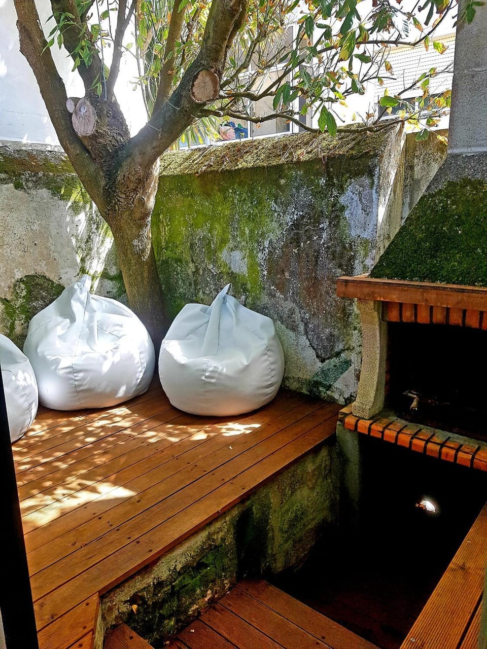 Day, Natural landscape, Garden, Living room, Seating area, Garden view