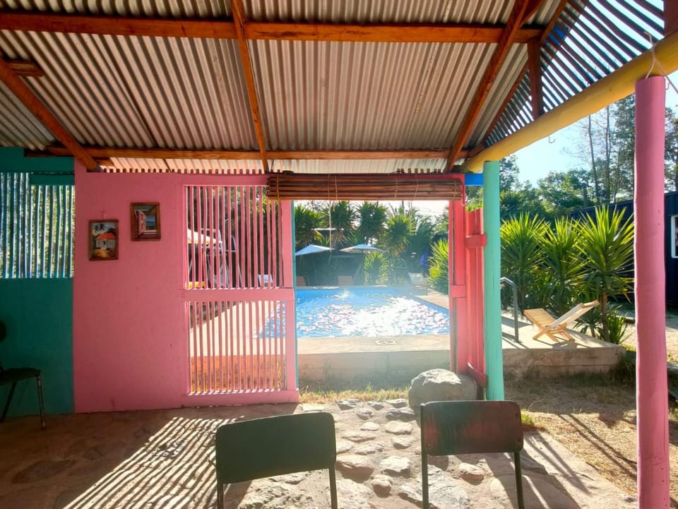 Patio, Balcony/Terrace, Pool view, Swimming pool, sunbed