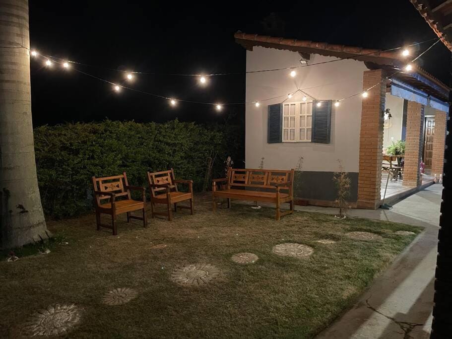 Patio, Night, Garden