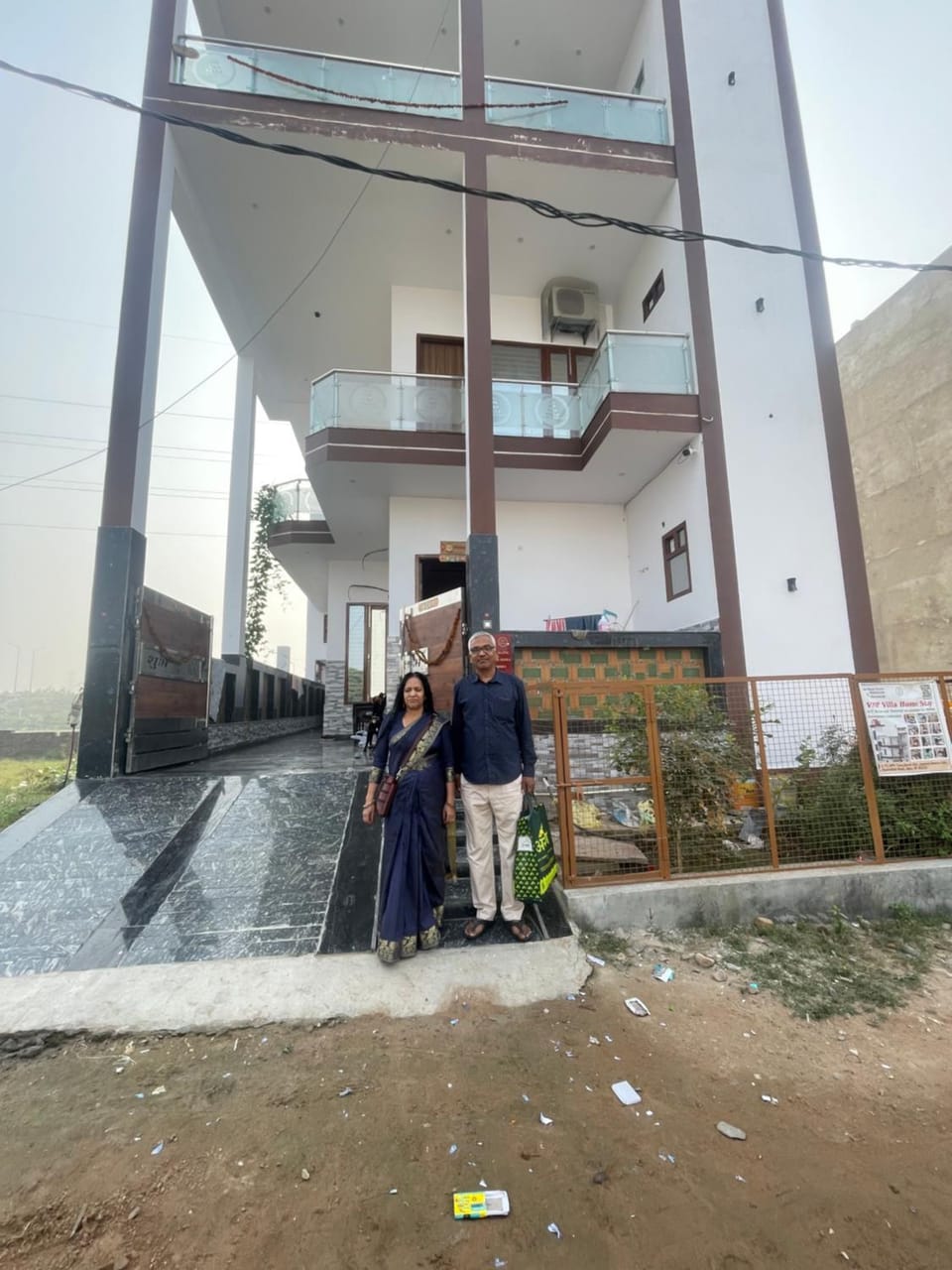 Property building, People, group of guests