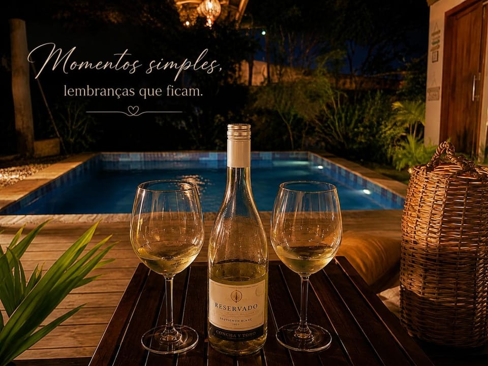 Night, Natural landscape, Food and drinks, Pool view, Swimming pool