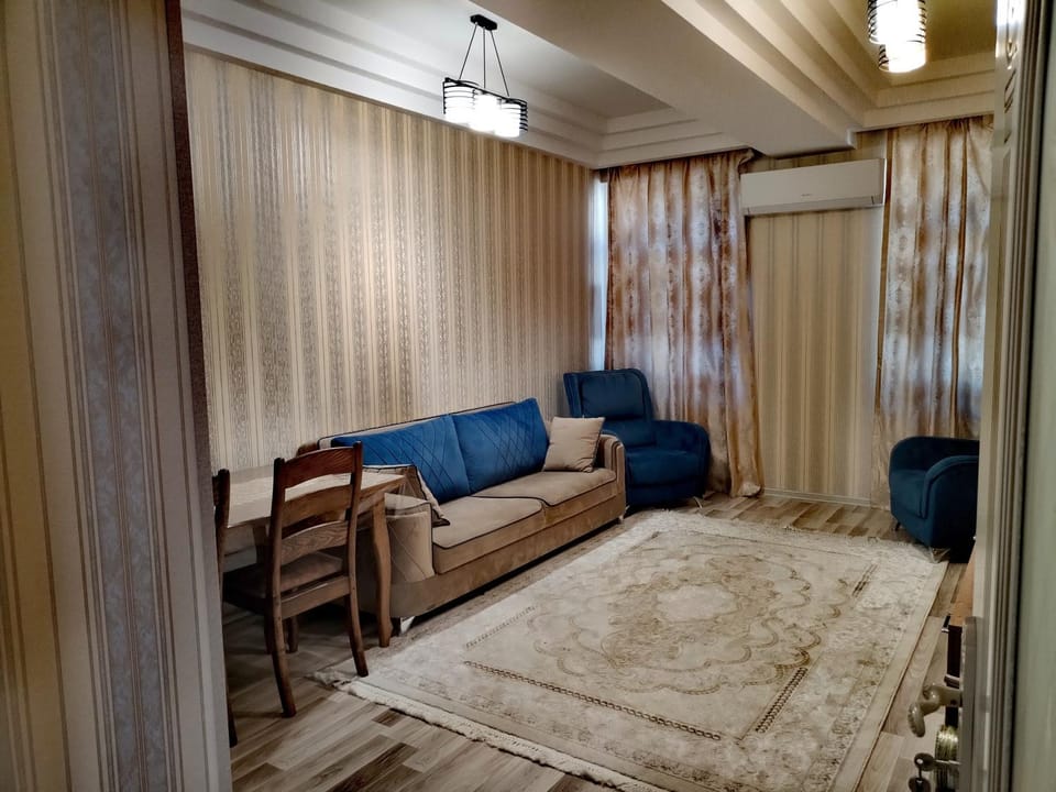 Living room, Seating area, air conditioner