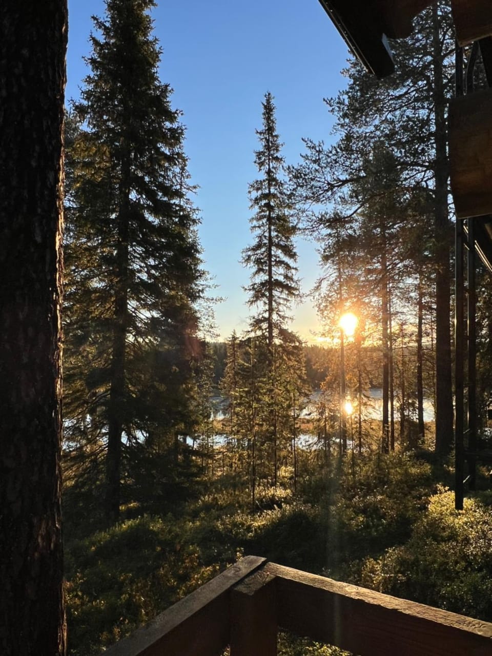 Day, Natural landscape, Lake view, Sunrise