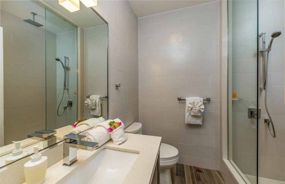 Shower, Toilet, Bathroom, towels