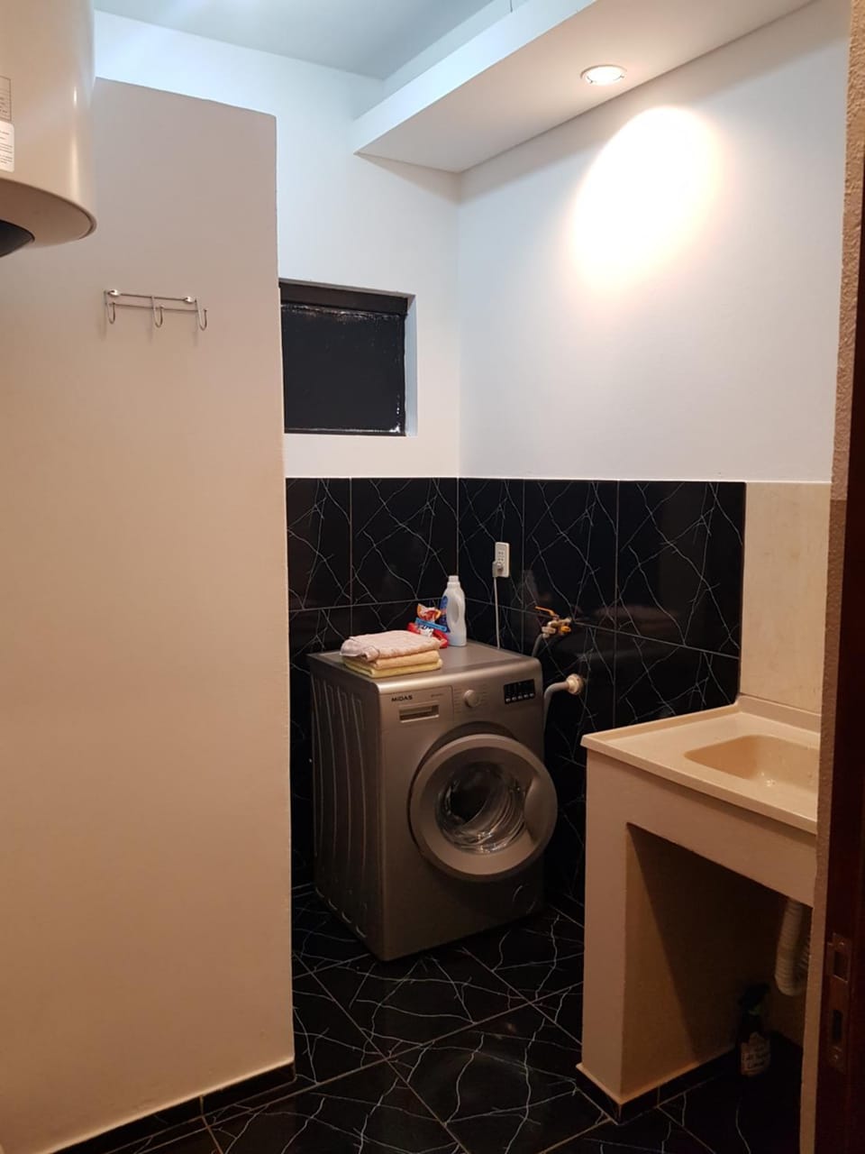 Bathroom, washing machine