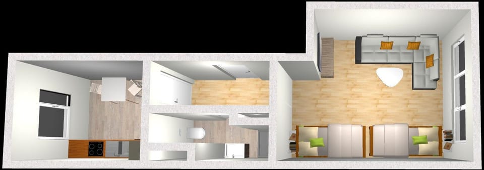 EMAS4 Wohnung mit 2 Einzelbetten, Küche Apartment in Krefeld