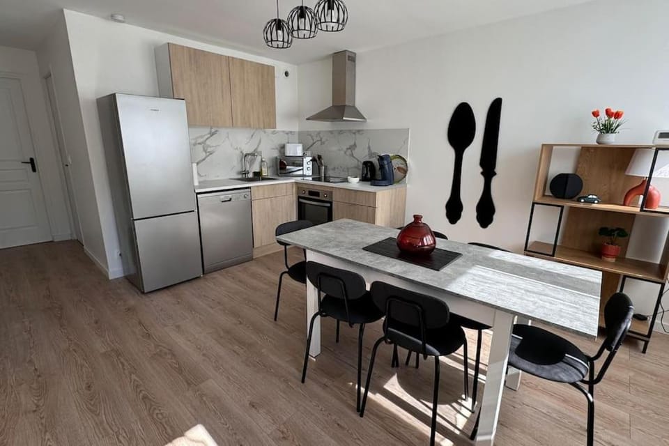 Appart cozy dans le centre-ville, 6 pers Apartment in Île-de-France