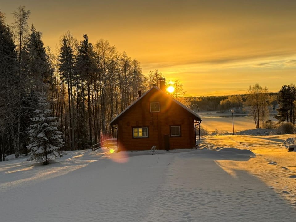 Arctic log house Hirvas Chalet in Rovaniemi