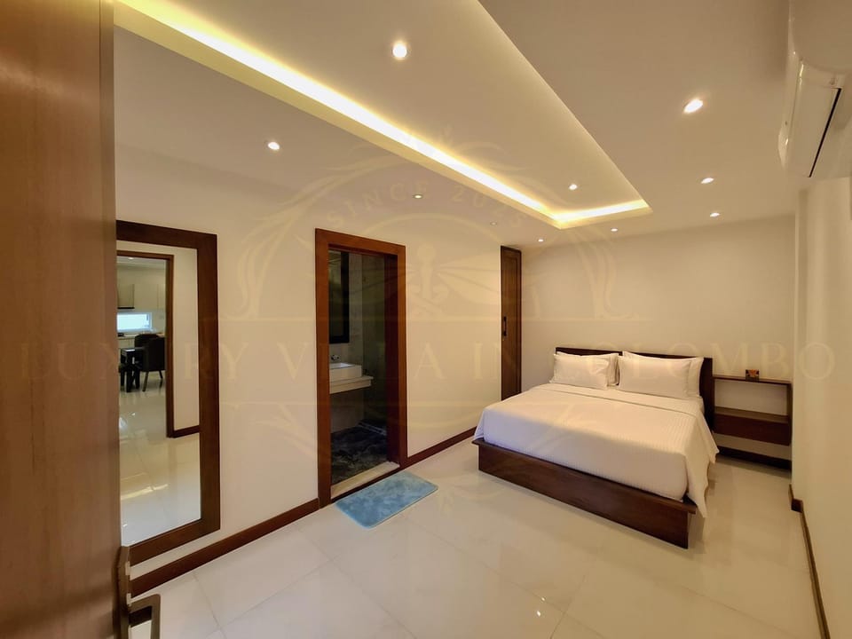 Bed, Bedroom, hair dryier, air conditioner