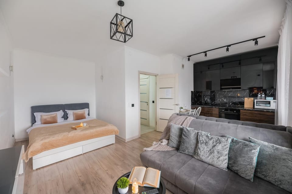 Уютная квартира с видом на горы Apartment in Almaty