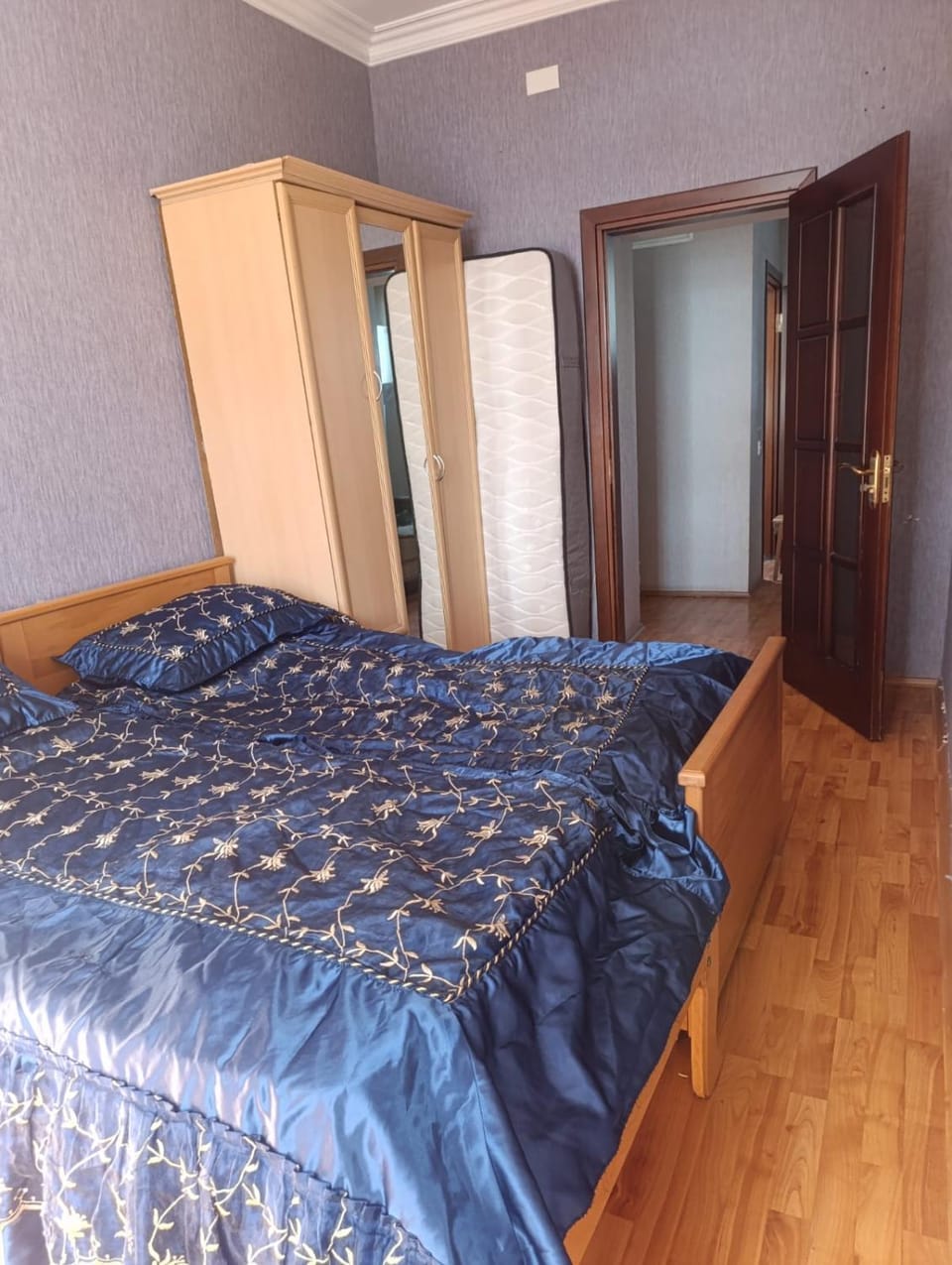 Bed, Photo of the whole room, Bedroom, wardrobe