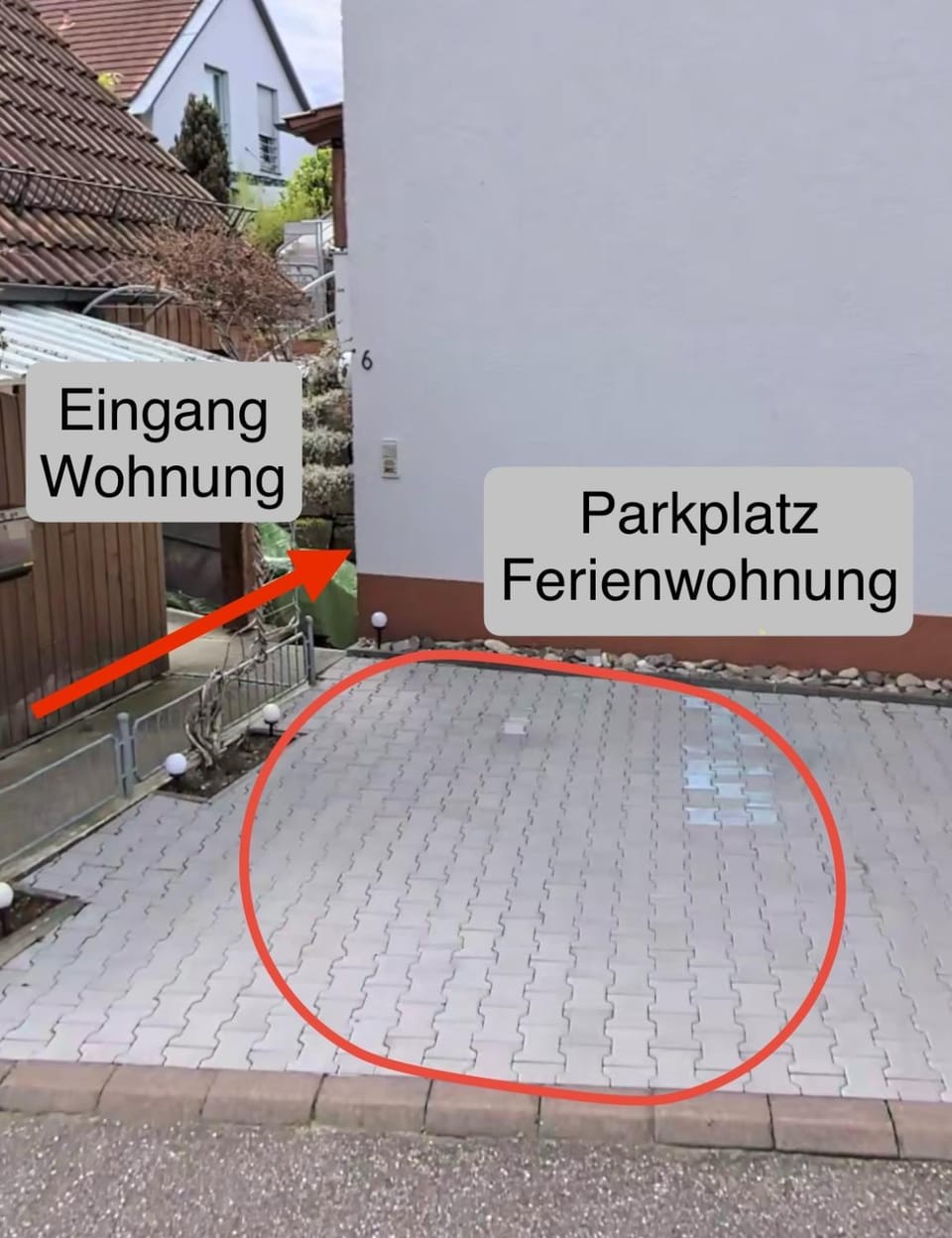 Facade/entrance, Parking