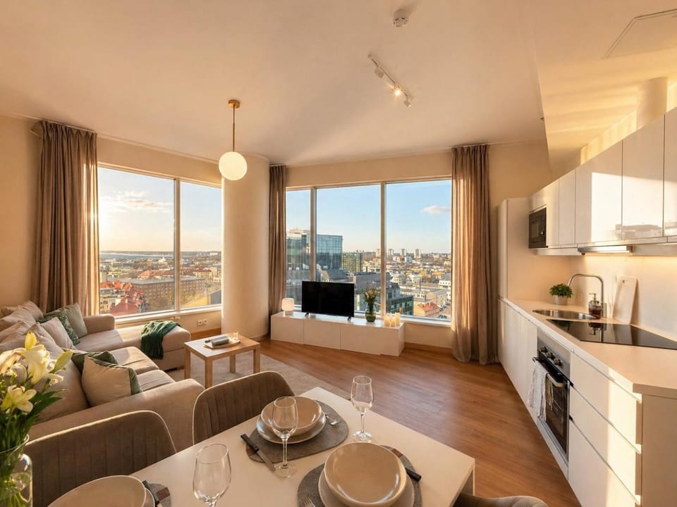 Panoramic Sea View -11th Floor Apartment in Tallinn