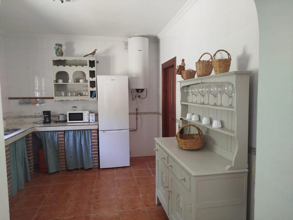 Kitchen or kitchenette, toaster
