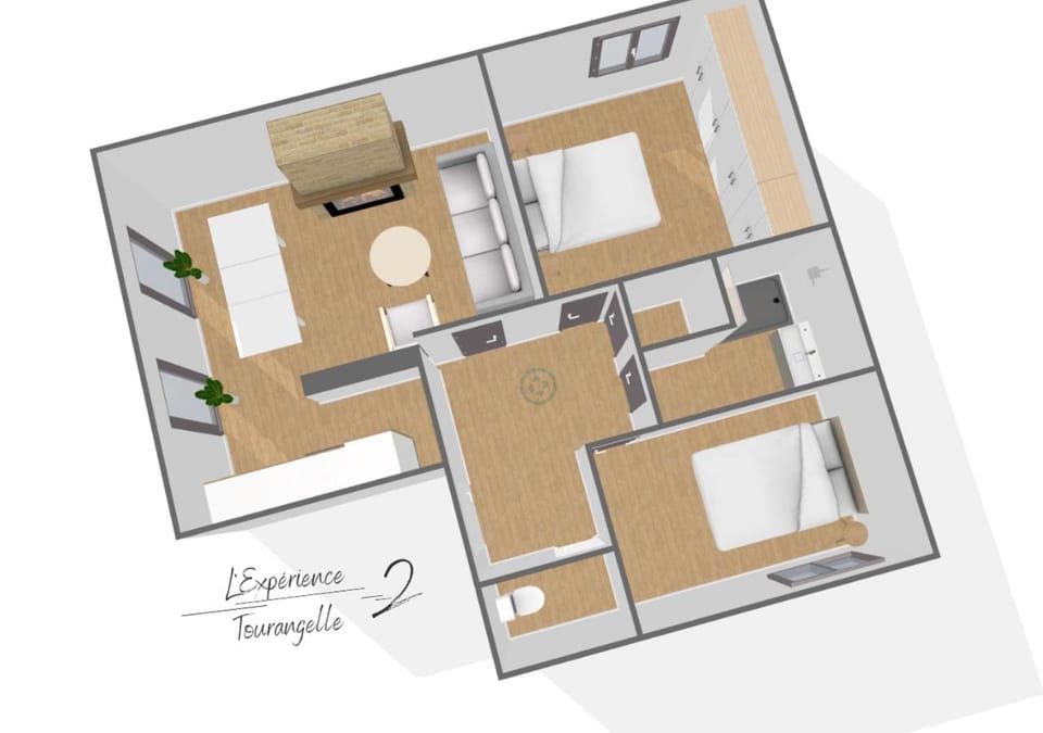 L'Expérience Tourangelle #2 Apartment in Tours