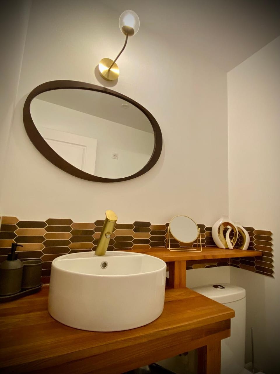 Toilet, Bathroom, Entertainment, hair dryier, towels, wardrobe