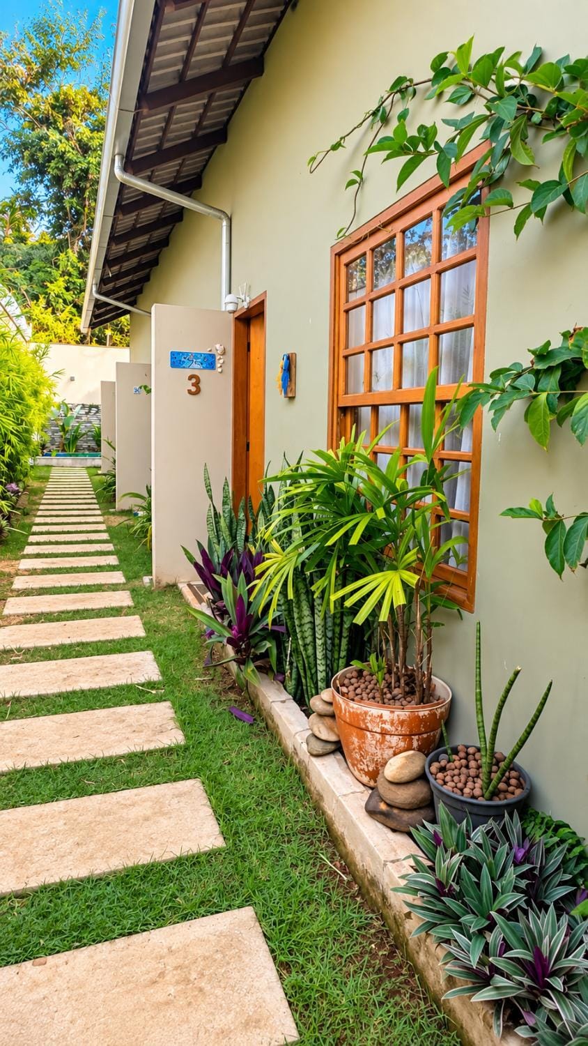 Property building, Garden