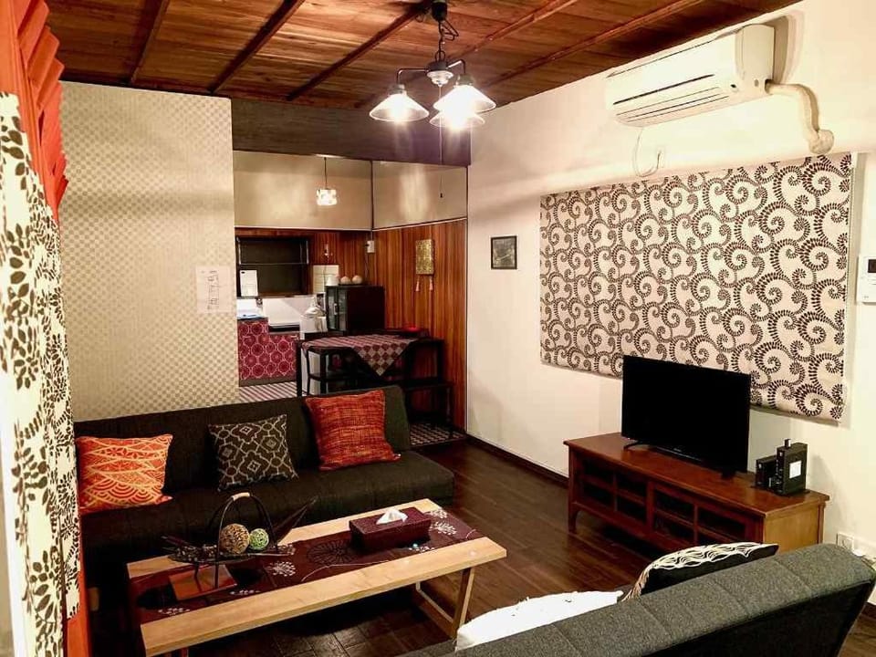 Living room, air conditioner