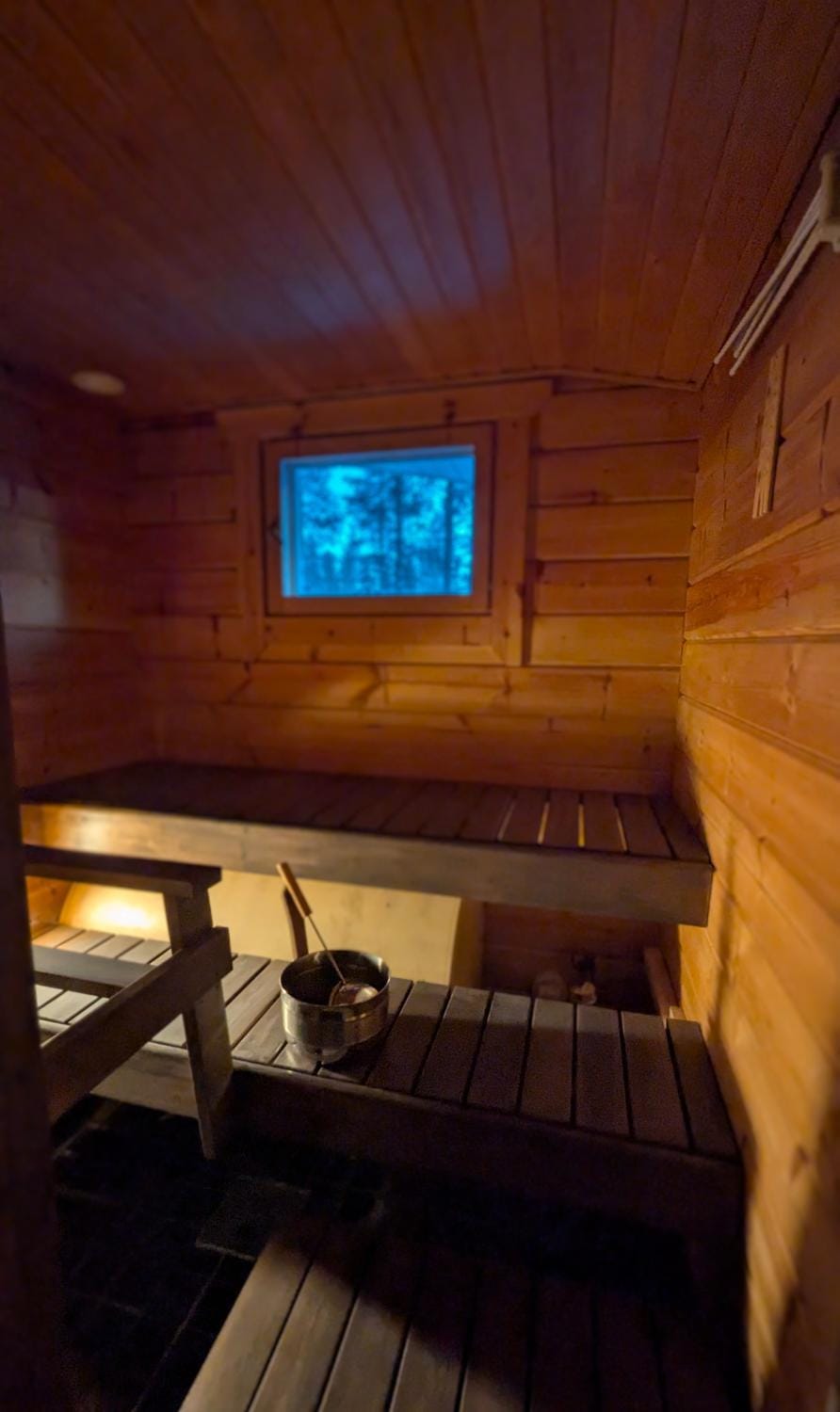 Natural landscape, Winter, Sauna