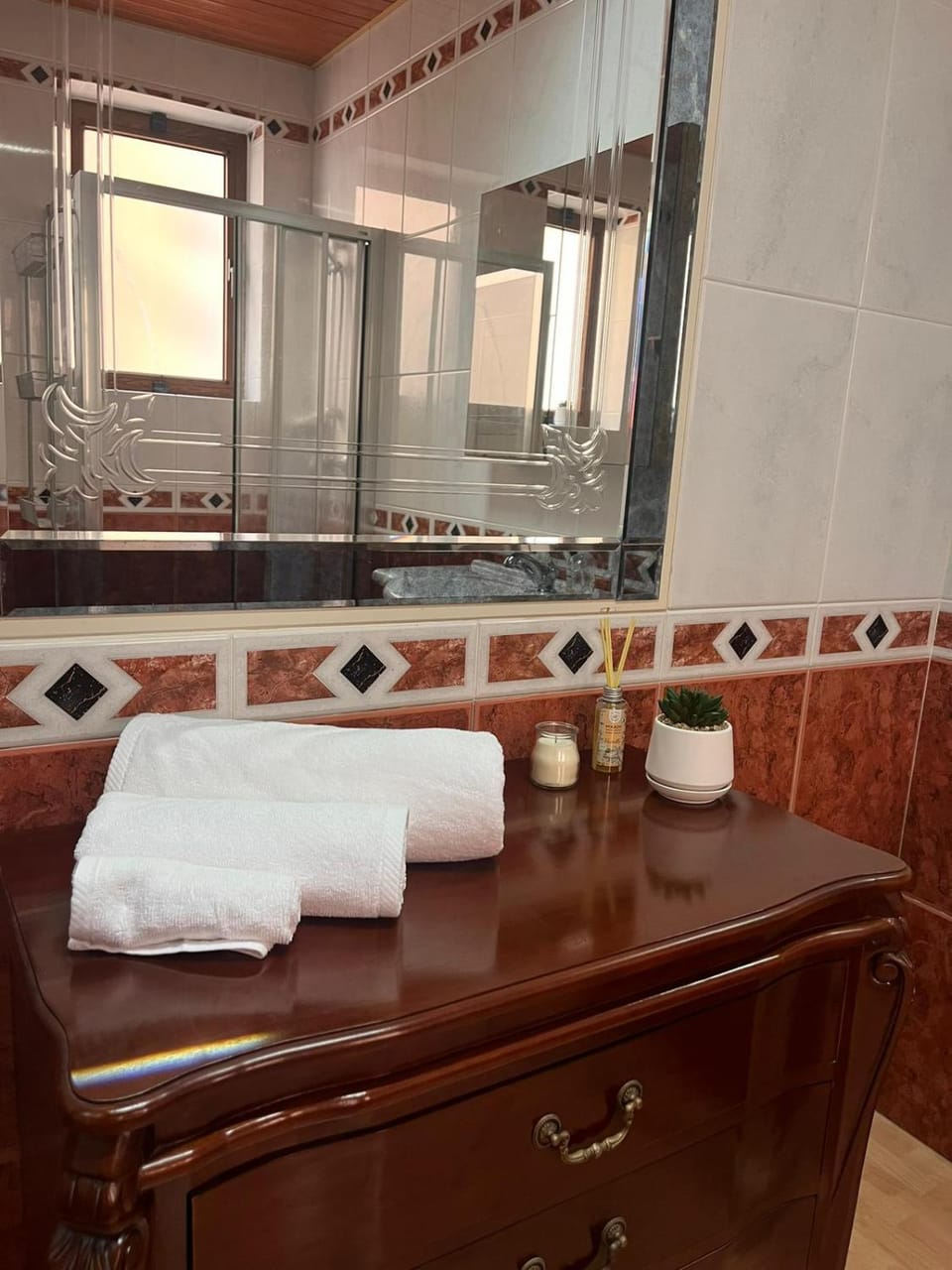 Shower, Bathroom, towels