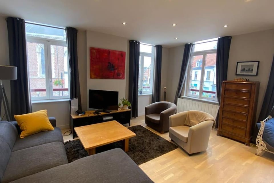Vaste T2 Port Fluvial de Wambrechies - Balthazar Apartment in Hauts-de-France