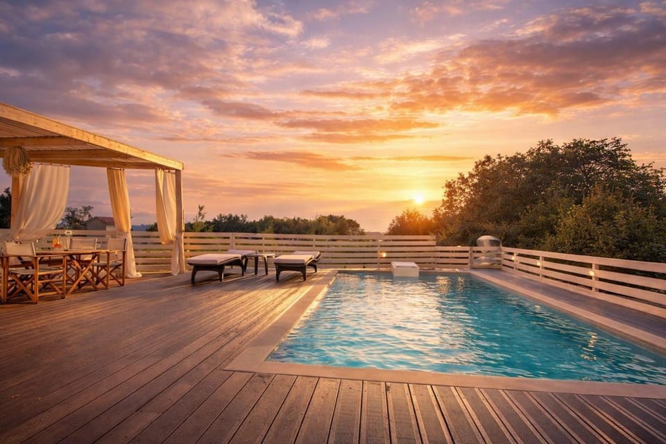 Day, Pool view, Swimming pool, Sunset