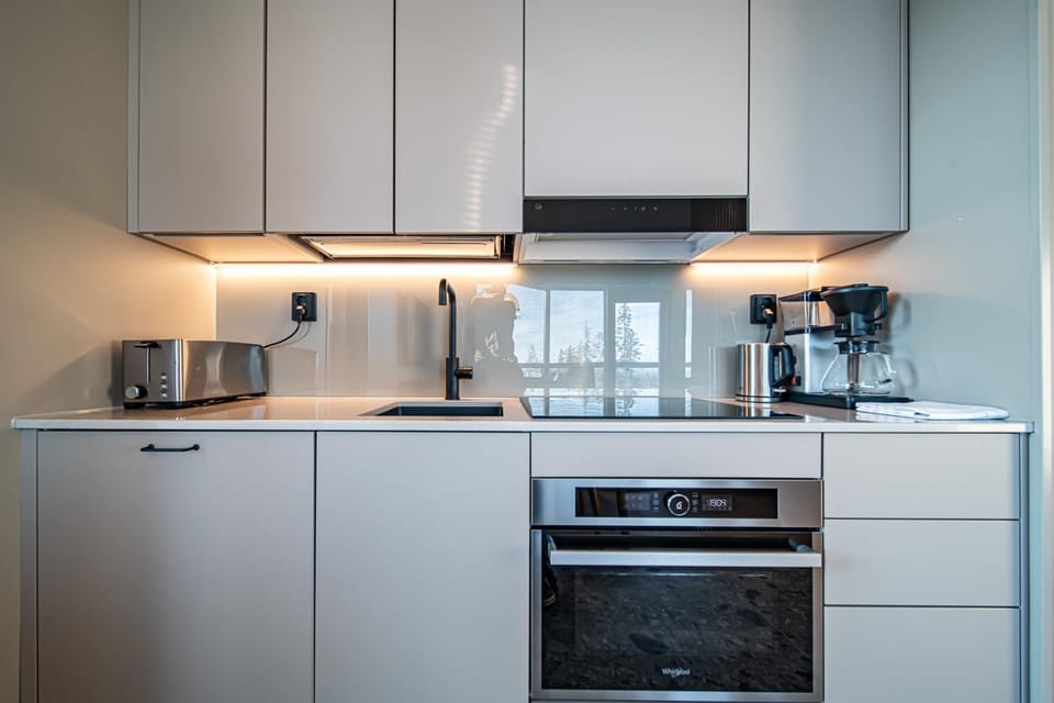 Coffee/tea facilities, Kitchen or kitchenette, dishwasher, heating, internet, microwave, oven, stove, toaster