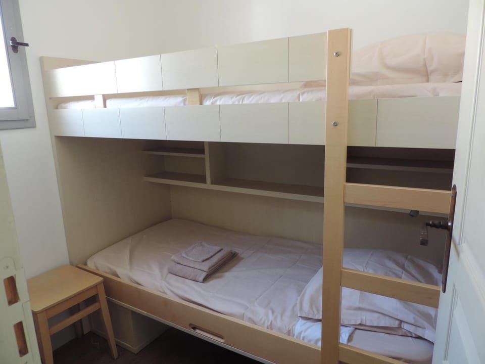 Nearby landmark, Bed, Photo of the whole room, Bedroom, Garden view, Pool view, bunk bed, heating, internet, storage, towels, wardrobe, air conditioner