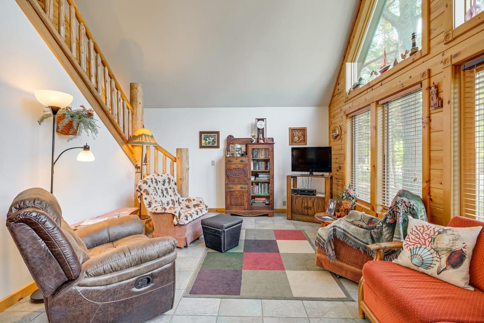 Near Beach Access: Torch Lake Cabin Retreat! Cabin in Torch Lake