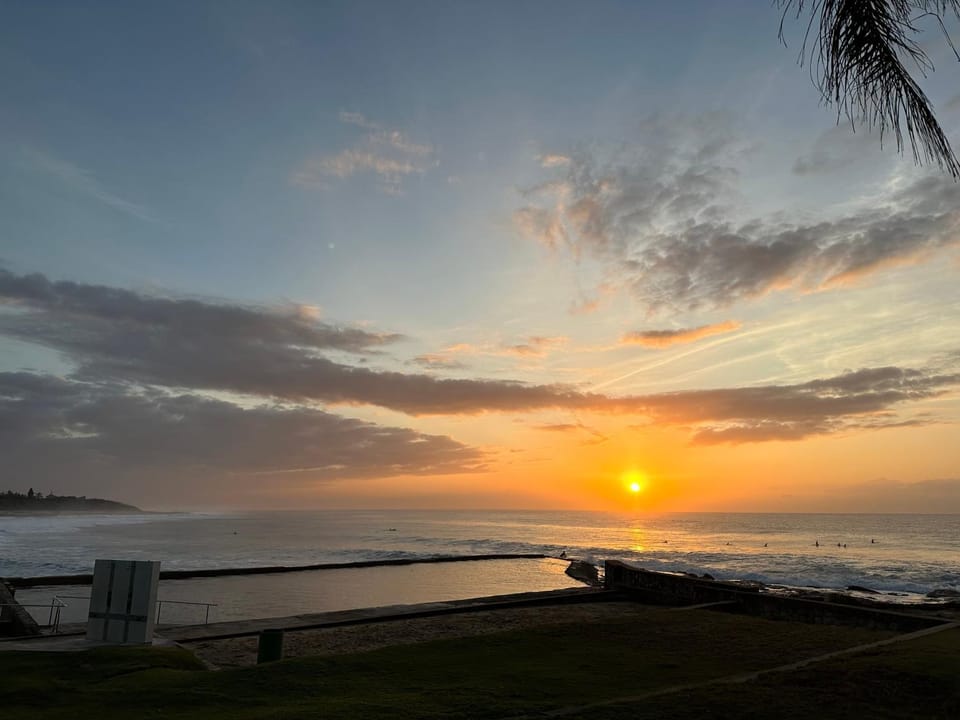 Beach, Sea view, Sunrise